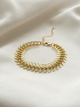 Chevron Chunky Chain Bracelet, 2 of 2