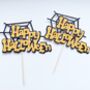 Six X Happy Halloween Cupcake Toppers, thumbnail 2 of 2