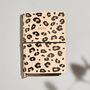 Personalised Leopard Print Refillable Journal A6, thumbnail 1 of 3