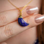 Lapis Lazuli Moon Pendant, thumbnail 4 of 11