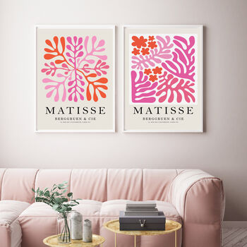 Matisse Pink Abstract Print, 5 of 5