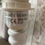30cm White Wooden Table Bedside Lamp With Shade Country Style Décor, thumbnail 7 of 8
