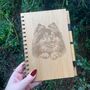 Personalised German Spitz Dog Engraved Notebook, thumbnail 1 of 5