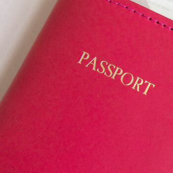 Personalised Leather Passport Case, 8 of 12