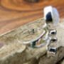 Moonstone And Blue Topaz Wrap Around Ring, thumbnail 4 of 8