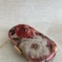 Pink Floral Oval Clutch Bag, thumbnail 8 of 10