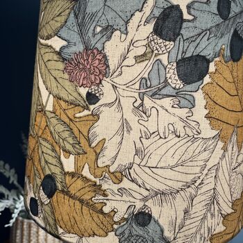 Mercia Summer Woodland Leaves Empire Lampshade, 6 of 10