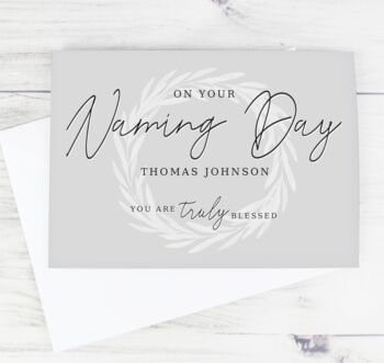 Personalised Christening Pillar Candle, 8 of 8