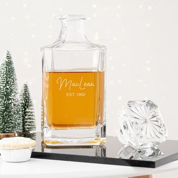 Personalised Classic Signature Square Decanter, 2 of 6