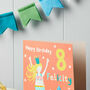 Personalised Mermaid Birthday Card With Name And Age, thumbnail 2 of 3