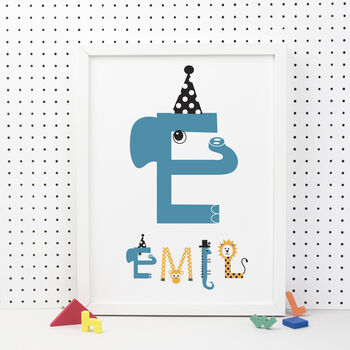 Personalised Letter Name Print, 4 of 8