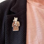 Dog Acrylic Brooch, thumbnail 4 of 4