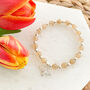 Citrine Crystal Bracelet With Bee Charm, thumbnail 1 of 3