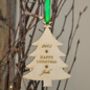 Personalised Wooden Tree Bauble, thumbnail 3 of 5