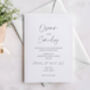 This Is Love 10 Wedding Invitation + 10 Info Card Set, thumbnail 3 of 4