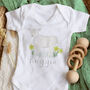 Personalised Spring Sheep Newborn Outfit, thumbnail 1 of 7