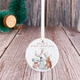 Personalised Baby’s First Christmas Ceramic Ornament, thumbnail 7 of 7