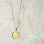 Personalised 70th Birthday Threepence Coin Necklace, thumbnail 7 of 9