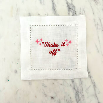 Four Taylor Swift Inspired Cocktail Napkins, 5 of 6