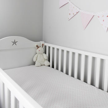 Fitted Cot Bed And Single Sheets, 2 of 3