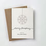 Personalised Bauble Design Letterpress Christmas Cards, thumbnail 3 of 3