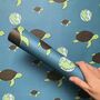Turtle Wrapping Paper Recycled, thumbnail 2 of 4