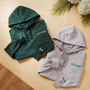 Personalised Roman Numerals Unisex Hoodie With Initial On Sleeve, thumbnail 10 of 12
