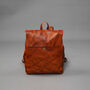 Worn Look Leather Backpack For Ladies, thumbnail 6 of 12