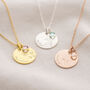 Meaningful Flower And Message Personalised Necklace, thumbnail 1 of 12