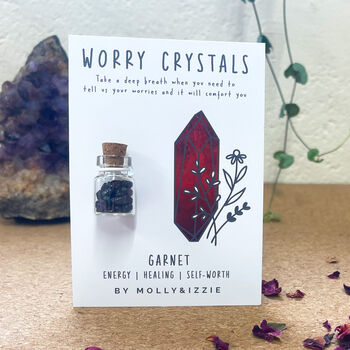 Worry Crystals Garnet, 2 of 3