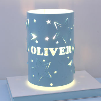 Personalised Mixed Star Table Lamp, 4 of 8