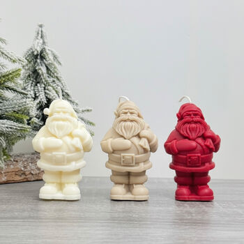 Father Christmas Decoration Candle Santa Claus Gift, 3 of 10
