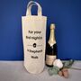 First Night In New Home Cotton Bottle Bag, thumbnail 4 of 4