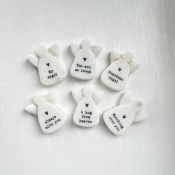 Tiny Marble Angel A Hug From Heaven Including Gift Pouch, 3 of 3