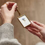 Personalised In Memory Forget Me Not Mini Hanging Frame, thumbnail 1 of 4