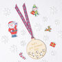 Personalised First Christmas Starry Christmas Bauble, thumbnail 3 of 7