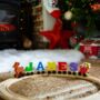 Personalised Christmas Santa And Reindeer Train, thumbnail 1 of 3