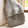 Grey Wool Hot Water Bottle, thumbnail 3 of 3