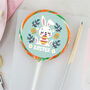 Turquoise Easter Bunny Lollipop, thumbnail 1 of 3