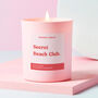 Scented Pink Candle Summer Candle Secret Beach Club, thumbnail 1 of 3