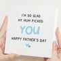 Father's Day Card For Stepdad From Stepchild, thumbnail 1 of 7