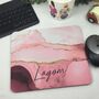 Personalised Blush Pink Marble Mouse Mat, thumbnail 11 of 11