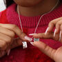 Personalised Silver Or Gold Secret Letter Necklace, thumbnail 2 of 8