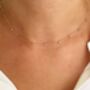 Stardust Gold Dots Necklace, thumbnail 4 of 8