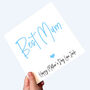 Personalised Best Mum Mother's Day Card, thumbnail 2 of 2