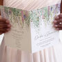 Whimsical Spring Wedding Order Of Service, thumbnail 1 of 2