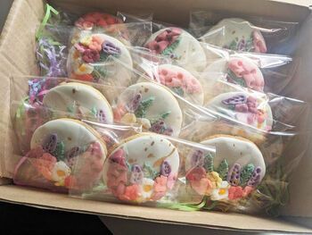 Personalised Thank You Teacher Wild Flower Biscuit Gift, 10 of 11
