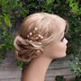Set Of Two Floral Bridal Hair Pins, thumbnail 6 of 13