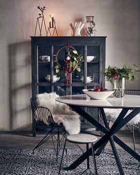 White And Black Togo Serving Bowl Large, 4 of 6