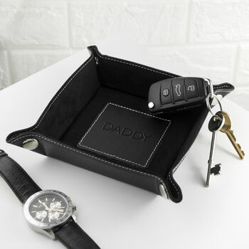 Personalised Luxury Black Valet Tray, 5 of 9